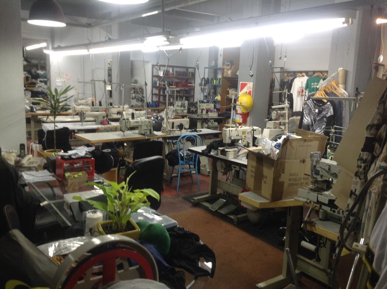 Vista general del taller de costura TYCOONTEX